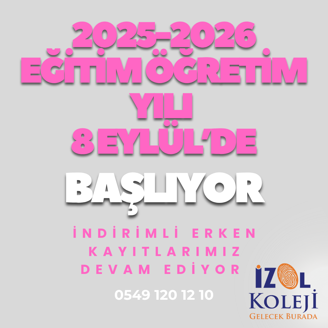 2025-2026 Eğitim Öğretim yılı 8 Eylül’de